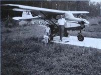 N8846D - Donald E. Kirtner with son Donald L. Kirtner and daughter Sue Ellen Kirtner. - by Joe Kirtner