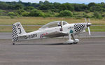 G-EGRV @ EGFH - Resident aircraft (Raven 3 of Team Raven). - by Roger Winser