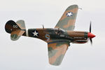 N1232N @ KBAF - P-40 with a photo pass - by Topgunphotography