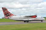 G-LMRB @ EGSH - Arriving at Norwich.