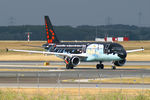 OO-SNB @ LOWW - Brussels Airlines Airbus A320 Tintin comics - livery - by Thomas Ramgraber