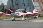 G-OIOB @ EGSU - Parked outside the restoration hangar at Duxford - by Chris Holtby