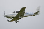 N677CD @ EGSH - Landing at Norwich. - by Graham Reeve