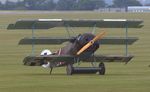 G-CFHY @ EGSU - At Duxford being prepared to practice WW1 dogfight simulations over the airfield as part of the 'Great War Display Team' - by Chris Holtby