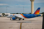 N295NV @ PBI - Leaving the gate at PBI