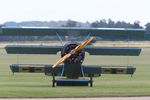 G-CDXR @ EGSU - Replica Fokker Dr. 1 Triplane built in 2006 about to take part in dogfights over Duxford Airfield - by Chris Holtby