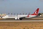 TC-LCP @ LMML - B737-8 MX TC-LCP Turkish Airlines - by Raymond Zammit