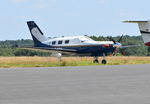 N4190W @ EGTF - Piper PA-46-350P Malibu Mirage at Fairoaks. - by moxy