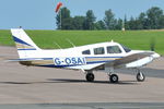 G-OSAI @ EGSH - Leaving Norwich.