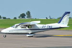 OY-TNS @ EGSH - Arriving at Norwich. - by keithnewsome