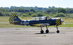 G-OUGH @ EGFH - Resident Yak-52. DOSAAF/Yellow 19. - by Roger Winser