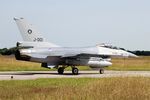 J-001 @ LFRJ - Fokker F-16AM Fighting Falcon, Taxiing to flight line, Landivisiau Naval Air Base (LFRJ) Tiger Meet 2017 - by Yves-Q