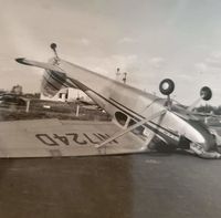 N1724D @ S12 - At Albany, OR airport S12 after the Columbus Day storm 1962 - by M. Falleson
