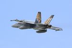 J-5011 @ LFRJ - McDonnell Douglas FA-18C Hornet, Climbing from rwy 26, Landivisiau Naval Air Base (LFRJ) Tiger Meet 2017 - by Yves-Q