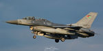 670 @ KBGR - Jordanian F-16 landing at BGR - by Topgunphotography