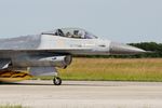 FA-106 @ LFRJ - SABCA F-16AM Fighting Falcon, Taxiing to flight line, Landivisiau Naval Air Base (LFRJ) Tiger Meet 2017 - by Yves-Q