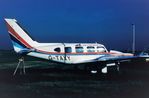 G-TAXY @ EGGW - Air Continental Securities Ltd chained up in LTN - by FerryPNL