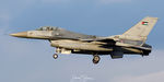 680 @ KBGR - Jordan F-16 arriving at Bangor - by Topgunphotography
