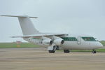 A9C-BRF @ EGSH - Arriving at Norwich from Cranfield.