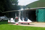 G-MGNI @ EGHP - Parked outside its hangar at Popham - by Chris Holtby