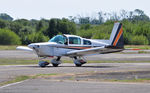 G-BIBT @ EGFH - Resident AA-5B Tiger. - by Roger Winser