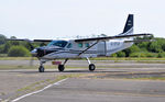 G-SYLV @ EGFH - Visiting aircraft G-SYLV. - by Roger Winser