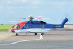 G-CLNH @ EGSH - Arriving at Norwich from offshore. - by keithnewsome