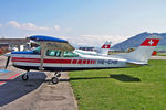 HB-CHB @ LSZB - HB-CHB   R/Cessna FR.182 Skylane RG [0043] (Alp-Air AG)  Bern Belp~HB 10/04/2009