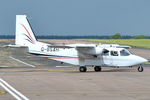 G-BSAH @ EGSH - Leaving Norwich. - by keithnewsome