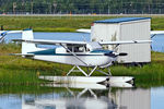 N175FW @ PAFA - N175FW   Cessna 175 Skylark [55020] Fairbanks Int'l~N 27/06/2018 - by Ray Barber