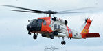 6042 @ KOQU - USCG Jayhawk airtaxing in for rescue helo for RI Air show - by Topgunphotography