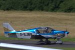 G-SJBB @ EGTR - Landing at its base at Elstree - by Chris Holtby