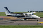 OY-TNS @ EGSH - Departing from Norwich. - by Graham Reeve