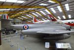 VZ608 - Gloster Meteor FR9(Mod), testbed for R-R RB.108 vertical lift engine and with lengthened nacelles for afterburners, at the Newark Air Museum - by Ingo Warnecke