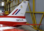 XR534 - Folland (Hawker Siddeley) Gnat T1 at the Newark Air Museum
