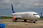 LN-RGH @ EGSH - Parked on stand 6, at Norwich. - by Graham Reeve