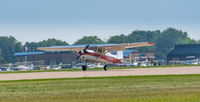 N5792E @ KOSH - Landing at OSH - by Amy White