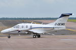 2-DEWS @ EGSH - Arriving at Norwich from Biggin Hill.
