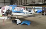 G-BJOE @ EGMA - Undergoing maintenance in the hangar at Fowlmere Airfield, Cambs. - by Chris Holtby