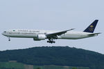 HZ-AK28 @ LOWW - Saudia - Saudi Arabian Airlines Boeing 777-300ER Watan Al Majed - livery - by Thomas Ramgraber