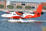 OY-NSA @ EKCC - Airplane arrive in the Copenhagen harbour - by Lars Baek