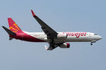 VT-SGV @ VECC - “Nigella” on short final for Rwy 01R at NSCBIA as it arrives in the morning as SG820 from Port Blair.  The aircraft was newly delivered to SpiceJet in Nov. 2011. - by Arjun Sarup