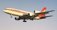 JY-AGB @ EBBR - Approaching BRU 25L '90s - by Joannes Van Mierlo