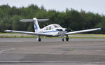 G-BGVN @ EGFH - Visiting Arrow IV. - by Roger Winser