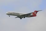 HB-JVE @ LFPG - Fokker 100, On final rwy 27R, Paris-Roissy Charles De Gaulle airport (LFPG-CDG) - by Yves-Q