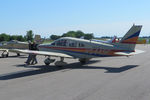 N5449F @ GYL - 1976 Piper PA-28-181, c/n: 28-7790125, EAA Chapter 1658 Annual Sweet Corn & Bratwurst Fly In - by Timothy Aanerud