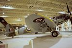 PK724 - Supermarine 356 Spitfire F24 at the Royal Air Force Museum, Hendon during the 'Wings of the Eagle' exhibition 1976