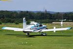 D-EEHS @ EDKB - Grumman American AA-5 Traveler at the 2021 Grumman Fly-in at Bonn-Hangelar airfield