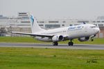YR-BMS @ EBBR - Departing Brussels Airport. - by Jef Pets