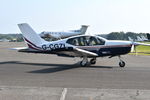 G-CGZI @ EGTF - Socata TB-21 Trinidad GT at Fairoaks. - by moxy